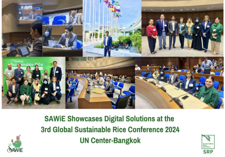 SAWiE at the 3rd Global Sustainable Rice Conference 2024: Driving Innovation and Collaboration for a Sustainable Future